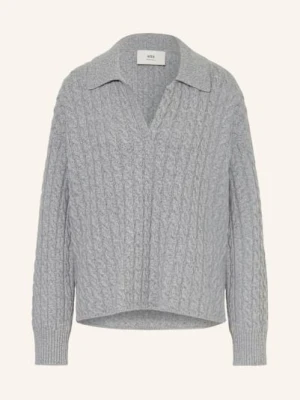 Ami Paris Koszulka Polo Z Dzianiny Matis grau