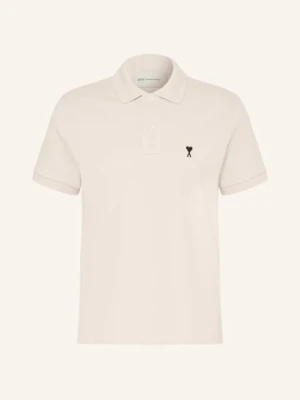Ami Paris Koszulka Polo Z Piki beige