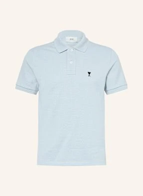 Ami Paris Koszulka Polo Z Piki blau