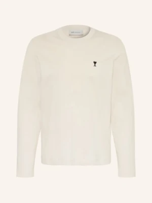 Ami Paris Koszulka Z Długim Rękawem beige