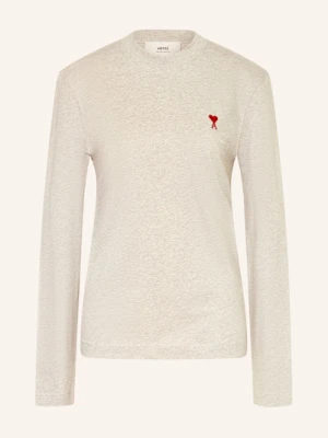 Ami Paris Koszulka Z Długim Rękawem grau