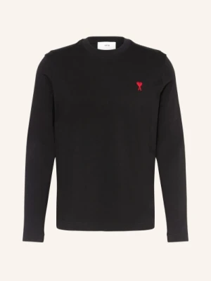 Ami Paris Koszulka Z Długim Rękawem schwarz