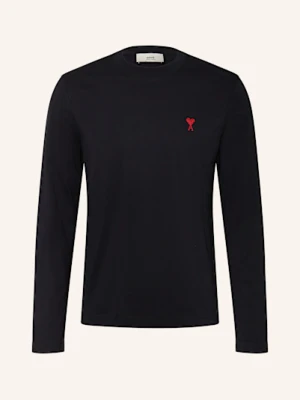 Ami Paris Koszulka Z Długim Rękawem schwarz