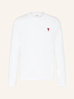 Ami Paris Koszulka Z Długim Rękawem weiss