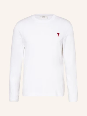 Ami Paris Koszulka Z Długim Rękawem weiss