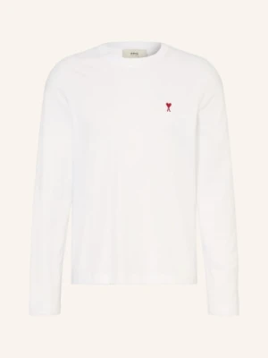 Ami Paris Koszulka Z Długim Rękawem weiss