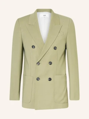 Ami Paris Marynarka Garniturowa Slim Fit gruen