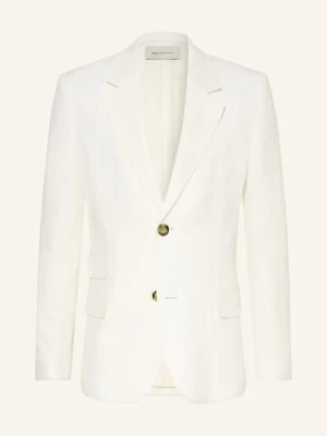 Ami Paris Marynarka O Kroju Regular Fit Z Lnu weiss