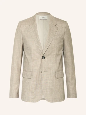 Ami Paris Marynarka Slim Fit beige