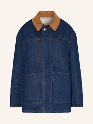 Ami Paris Oversized Kurtka Jeansowa blau