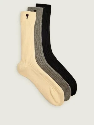 AMI Paris Skarpety 3-pack
