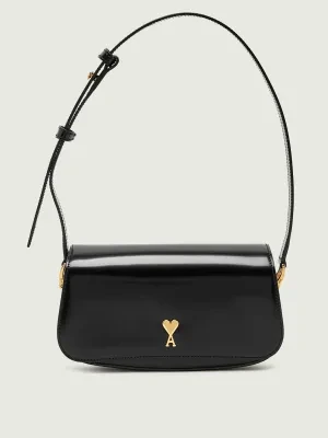 AMI Paris Skórzana torebka na ramię