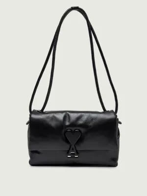 AMI Paris Skórzana torebka na ramię