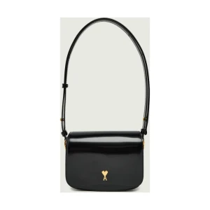 AMI Paris Skórzana torebka na ramię PARIS