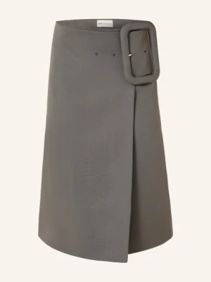 Ami Paris Spódnica Kopertowa grau