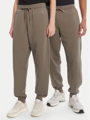 AMI PARIS Spodnie dresowe UTR240.747 Khaki Regular Fit