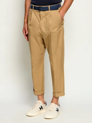 AMI Paris Spodnie | Oversize fit camel
