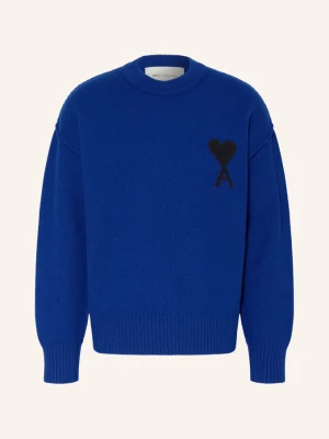 Ami Paris Sweter blau NIEBIESKI