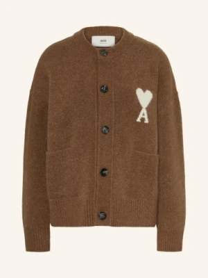 Ami Paris Sweter Z Alpaki braun