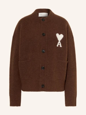 Ami Paris Sweter Z Alpaki braun