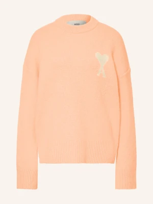 Ami Paris Sweter Z Dodatkiem Alpaki rosa