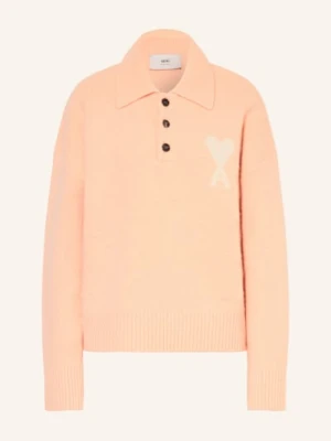 Ami Paris Sweter Z Dodatkiem Alpaki rosa