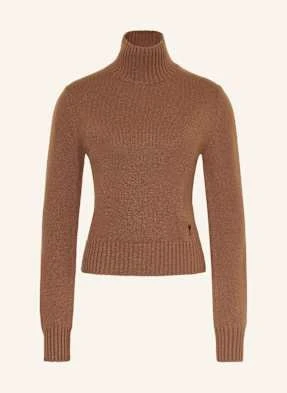 Ami Paris Sweter Z Kaszmiru braun
