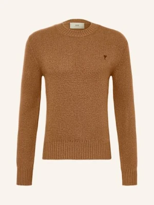 Ami Paris Sweter Z Kaszmiru braun