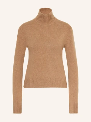 Ami Paris Sweter Z Kaszmiru braun CAMELOWY