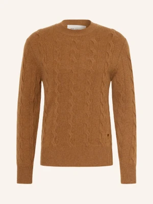 Ami Paris Sweter Z Wełny Merynosowej braun KONIAKOWY
