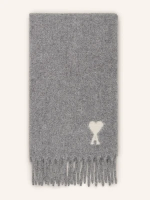 Ami Paris Szal Z Alpaki grau SZARY