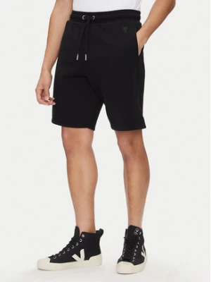 AMI PARIS Szorty sportowe HSO674.747 Czarny Baggy Fit