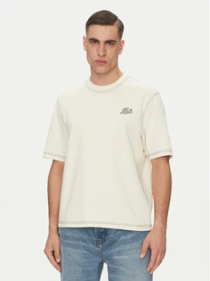 AMI PARIS T-Shirt HTS029.JE0118 Beżowy Regular Fit