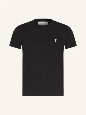 Ami Paris T-Shirt schwarz CZARNY