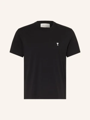 Ami Paris T-Shirt schwarz CZARNY
