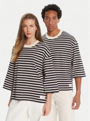 AMI PARIS T-Shirt UTS056.JE0121 Granatowy Relaxed Fit