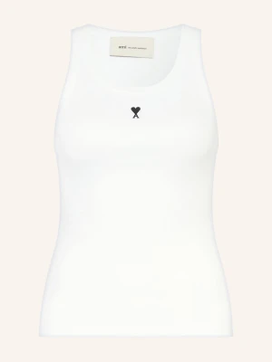 Ami Paris Top weiss BIAŁY