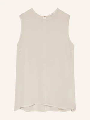 Ami Paris Top Z Jedwabiu weiss