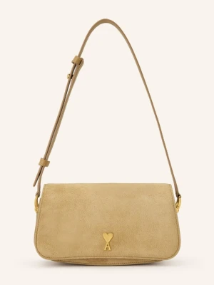 Ami Paris Torba Na Ramię Paris Paris beige JASNOBRĄZOWY