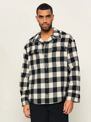 AMI Paris Wełniana koszula | Oversize fit czarny