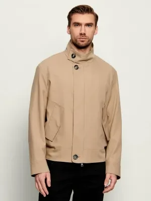 AMI Paris Wełniana kurtka HARRINGTON | Regular Fit