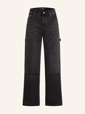 Amiri Jeansy Debossed Regular Fit schwarz