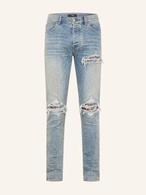 Amiri Jeansy W Stylu Destroyed Crane Skinny Fit blau