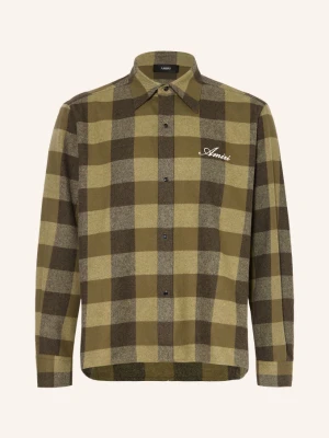 Amiri Koszula Flanelowa Comfort Fit gruen