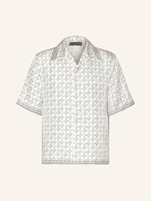 Amiri Koszula Z Klapami Comfort Fit Z Jedwabiu grau