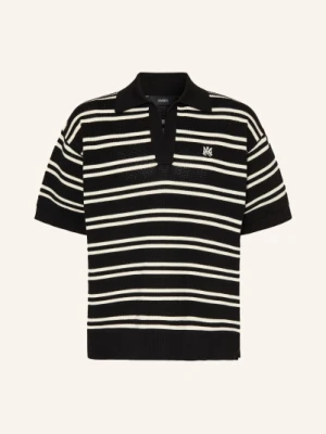 Amiri Koszulka Polo Z Dzianiny schwarz