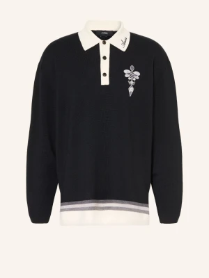 Amiri Koszulka Polo Z Dzianiny schwarz czarny