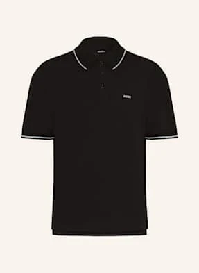 Amiri Koszulka Polo Z Piki schwarz