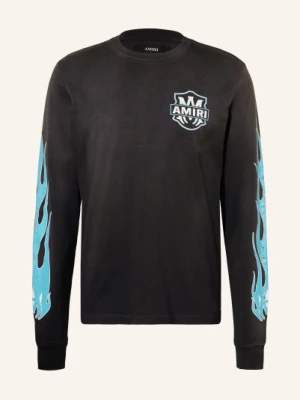 Amiri Koszulka Z Długim Rękawem schwarz