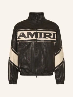 Amiri Kurtka Skórzana schwarz